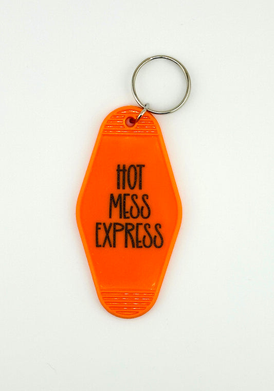 "Hot Mess Express" Motel Keychain