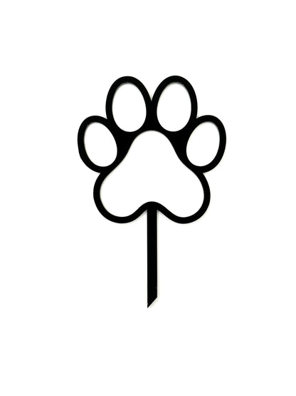 Dog Paw Birthday Cake Topper