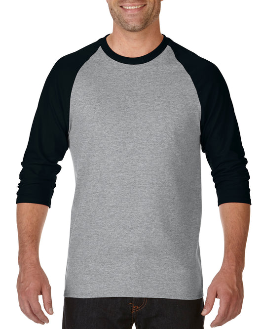 Gildan Adult Dryblend 3/4 Sleeve Raglan T-Shirt