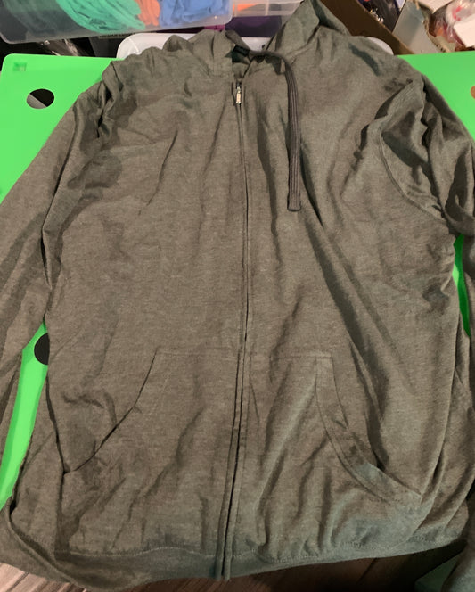Tultex Lightweight Knit Jersey Zip-up Hoodie