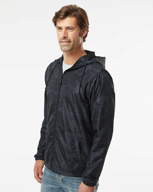Independent Trading Co. Unisex Lightweight Windbreaker Full-Zip Jacket