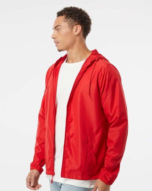 Independent Trading Co. Unisex Lightweight Windbreaker Full-Zip Jacket